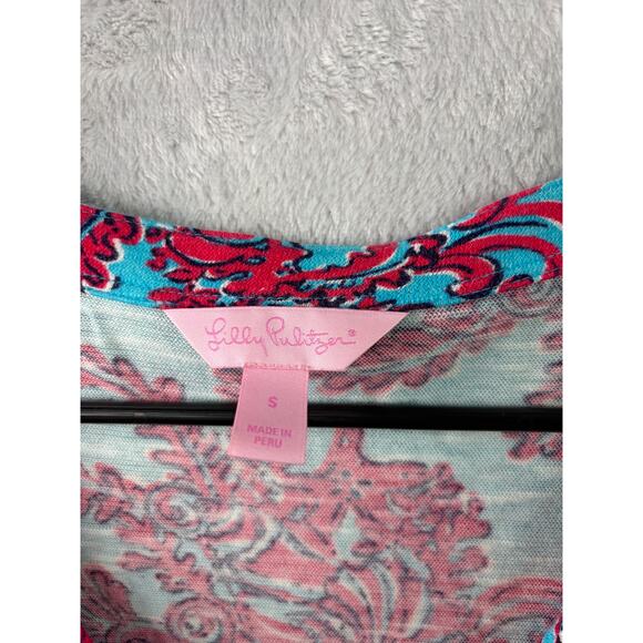 Lilly Pulitzer Westley Tunic – Cerulean Blue – Size Small - Picture 6 of 7